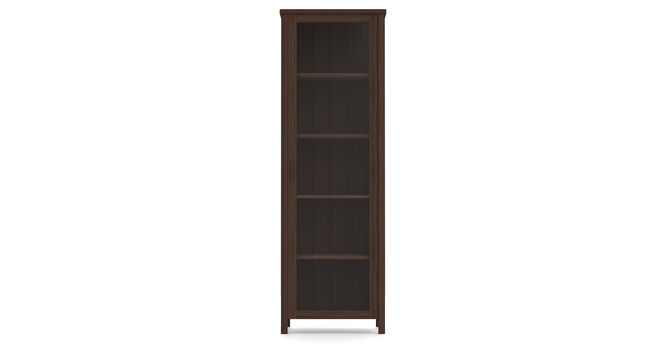 Netherland Bookshelf (50-Book Capacity)(Dark Walnut)